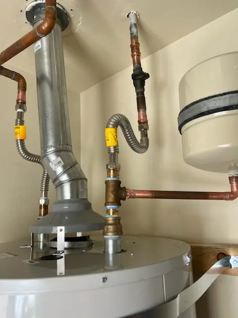 Water heater installation and plumbing repair in Exton
